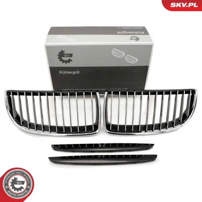 Bilde av ESEN SKV 66SKV088 Radiatorgitter krom/sort BMW: 3 Touring, Sedan