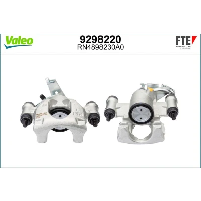 Bilde av FTE 9298220 Bremsecaliper grå Støpejern venstre bakaksel uten holder RENAULT: MASTER 3 Kasten, Bus, 3, OPEL: Movano B Minibuss