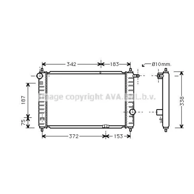 Bilde av PRASCO DW5013 Kondensator 11,8 11,6 Aluminium 619