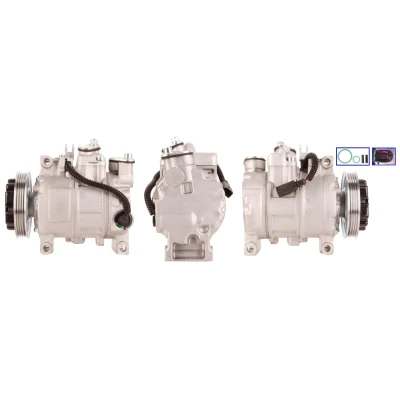 Bilde av LUCAS ELECTRICAL ACP238 Kompressor PAG 46 med tetning AUDI: A4 B7 Sedan, B6/B7 Cabrio, Avant
