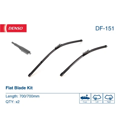 Bilde av Vindusvisker Denso DF 151 Flatt viskeblad FORD: KUGA 2