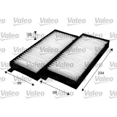 Bilde av VALEO CLIMFILTER COMFORT 715624 Kupéfilter Partikkelfilter 220, 234, 234 96 25 SSANGYONG: Actyon Sports I Pick up, Kyron