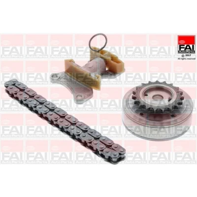 Bilde av FAI AutoParts TCK124VVT Registerkjedesett uten tetning, med tannhjul simplex, Boltkjede VOLKSWAGEN: Scirocco III, GOLF 6, Polo V Hatchback