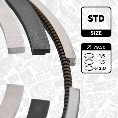 Bilde av Stempelringsett, alfa romeo,fiat,jeep,lancia,opel, 71769849, 71773836, 71773932