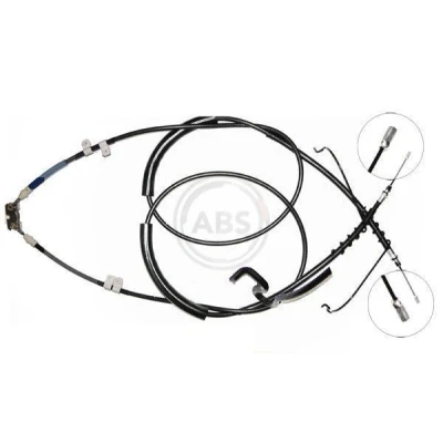 Bilde av A.B.S. K17725 Bremsekabel 1998, 1998 Skivebrems FORD: Transit Connect Mk1 Van, Tourneo