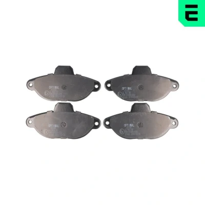 Bilde av OPTIMAL BP 10180 Bremseklosser framaksel ekskl. slitasjevarselkontakt FIAT: 500 Hatchback, Punto I Cabrio, Panda II FORD: KA Hatchback