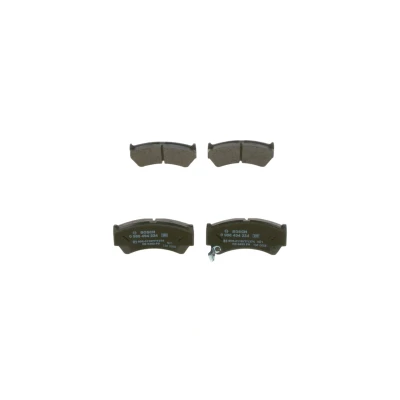 Bilde av BOSCH 0 986 494 234 Bremseklosser Low Metallic med akustisk slitasjevarsel antihyle blikk SUZUKI: Baleno I Stasjonsvogn