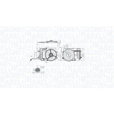 Bilde av MAGNETI MARELLI 069422859010 Kjølevifte 398 12 192 MINI: Hatchback