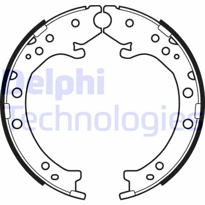 Bilde av DELPHI LS2034 Handbromsbackar HONDA: CR V 3, 2