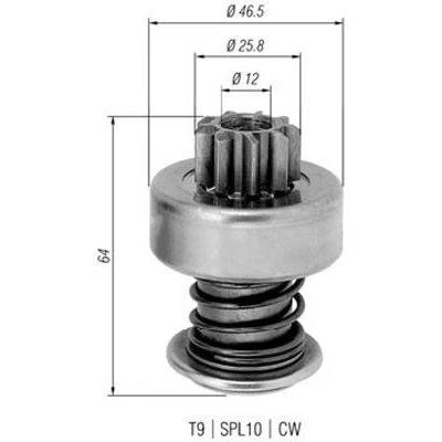 Bilde av MAGNETI MARELLI 940113020278 Lite tannhjul, starter