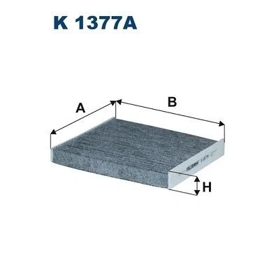 Bilde av FILTRON K 1377A Kupéfilter Karbonfilter 215 200 30 FORD: Transit Mk6 Van, Minibuss, Flatvogn lastebil/Chassis