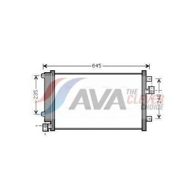 Bilde av PRASCO FT5328D Kondensator med tørker 15 Aluminium 550
