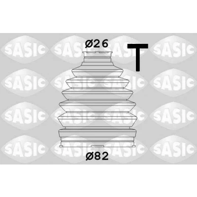 Bilde av SASIC 1906063 Drivakselmansjett framaksel, hjulside Termoplast NISSAN: Qashqai / Qashqai+2 I, RENAULT: Kangoo II Express, MAZDA: 6 Stasjonsvogn