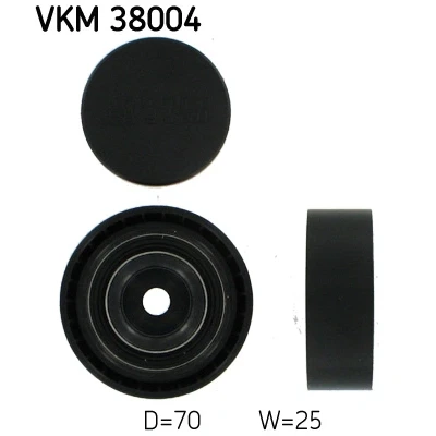 Bilde av Styrerulle, kilereim SKF VKM 38004