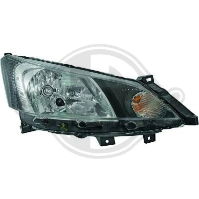 Bilde av DIEDERICHS 6060980 Frontlykter høyre H4 uten motor for høydejustering hovedlys