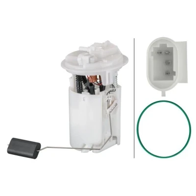 Bilde av HELLA 8TF 358 106 881 Brennstoff leveringsenhet med tetning, tankmåler trykkregulator elektrisk