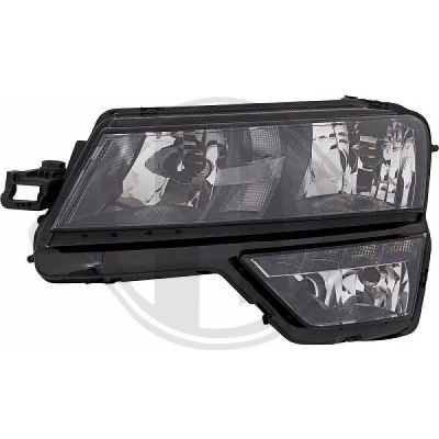 Bilde av DIEDERICHS Frontlykter venstre H7/H1, PY24W, W5W, LED for høyrekjøring 7870983