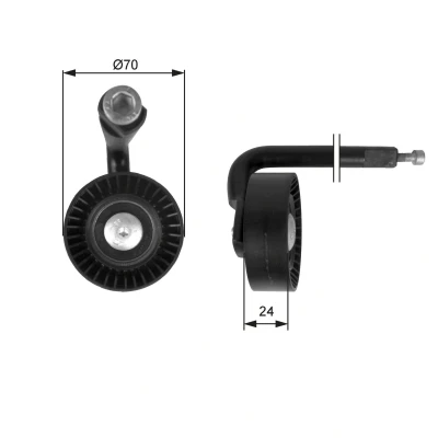 Bilde av GATES FleetRunner Micro V Kit T39020 Strammerull