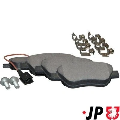 Bilde av JP GROUP 3363601310 Bremseklosser framaksel inkl. slitasjevarselkontakt FIAT: 500 Hatchback, C Cabrio, Panda II ALFA ROMEO: MiTo