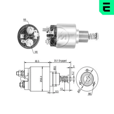 Bilde av Magnetbryter, starter, vw, 027 911 287 A