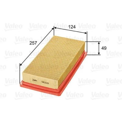 Bilde av VALEO 585328 Luftfilter 48 126 262 Filterinnsats
