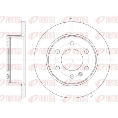 Bilde av REMSA 61035.00 Bremseskiver bakaksel 298, 298 16 6 fullt ut MERCEDES BENZ: Sprinter 3.5 T Flatvogn lastebil/Chassis, 5 Van