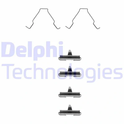 Bilde av DELPHI LX0267 Tibehørsett, skivebremse belegg FORD USA: PROBE 2