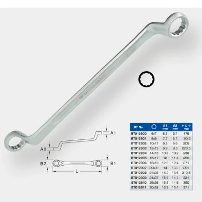 Bilde av KS TOOLS BT012907 Dobbelthodet ringnøkkel 291 20, 22, 20x22