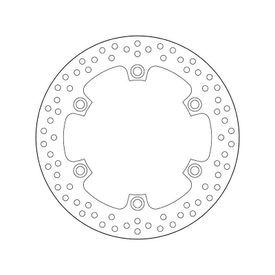 Bilde av BREMBO Bremseskive Fixed , Serie Oro foran og bak 256mm 5mm 6 hullet 68B407A6 Bremseskiver, Skivebremser