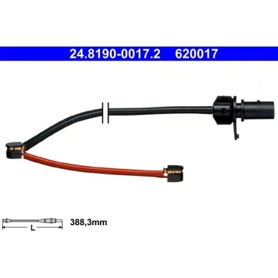 Bilde av ATE 24.8190 0017.2 Bremsebeleggslitasje AUDI: A5 B8 Cabrio, A4 Avant