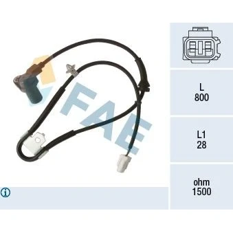 Bilde av ABS sensor FAE 78494
