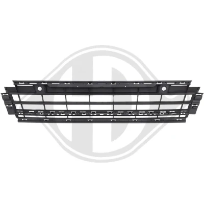 Bilde av DIEDERICHS 2218044 Ventilasjonsgitter foran svart midtre del
