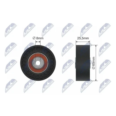 Bilde av Løpehjul, kilerem, audi,seat,skoda,vw, 038 145 276, 038145276, 38145276