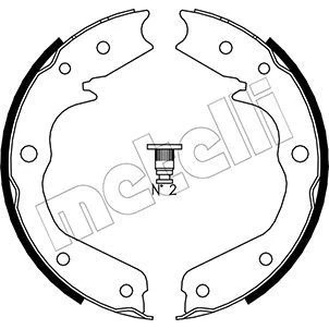 Bilde av Bremseskosett, parkeringsbrems, Bakaksel, acura,honda,isuzu,opel,vauxhall, 1605859, 1605914, 43155 S0X A02, 8 97034 737 0, 97120 760 0