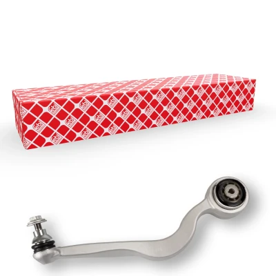 Bilde av FEBI BILSTEIN 174777 Bærebru med sikringsmutter lager, støtte / styreledd framaksel venstre, nede, foran Casterstag Aluminium 23,7