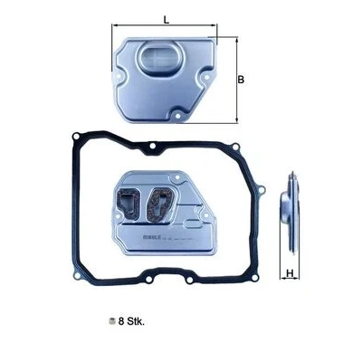 Bilde av MAHLE ORIGINAL HX 169KIT hydraulisk filtersett, automatgir med tetning