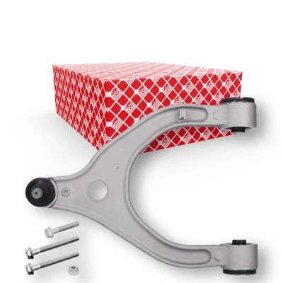 Bilde av FEBI BILSTEIN 185366 Bærebru med tilleggsmateriale lager, støtte / styreledd framaksel venstre, øvre Casterstag Aluminium 18 TESLA: Model X