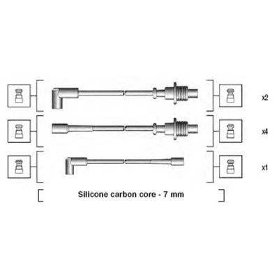 Bilde av Tennledningssett, citroën bx, bx break, peugeot 205 ii, 309 i, 405 break i