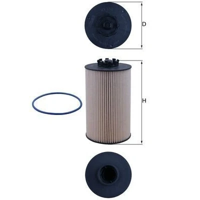 Bilde av MAHLE ORIGINAL KX 658D Drivstoffilter Filterinnsats