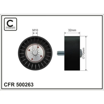 Bilde av Styrerulle, kilereim CAFFARO 500263
