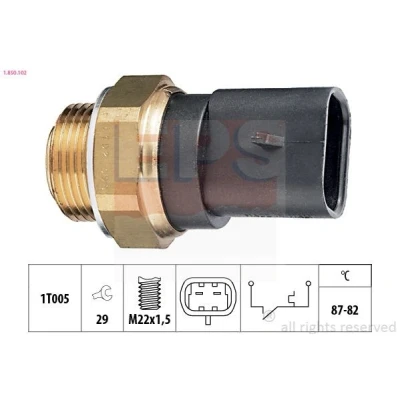Bilde av Temperaturbryter, radiator ventilator EPS 1.850.102