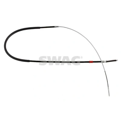 Bilde av SWAG 20 93 6674 Bremsekabel høyre bak 1877 med tilleggsmateriale BMW: 5 Sedan, Touring