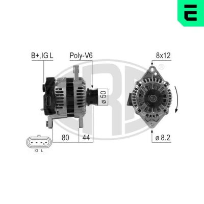 Bilde av ERA 210643A Dynamo 14V 85A