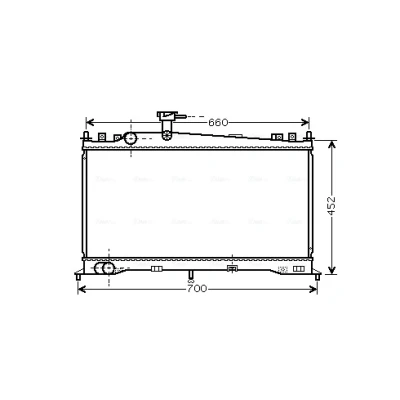 Bilde av Radiator AVA QUALITY COOLING MZ2160