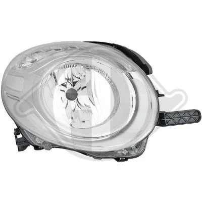 Bilde av DIEDERICHS 3405681 Frontlykter venstre H4 med motor for høydejustering hovedlys