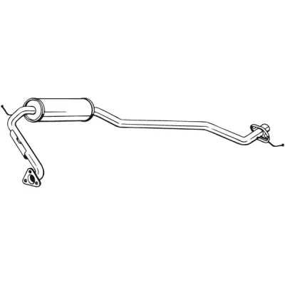 Bilde av Mellomlyddemper, honda civic hatchback viii, 18220SMGG11