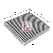 Bilde av SOFIMA S 4105 CA Kupéfilter Karbonfilter 290 226 20 ALFA ROMEO: 166