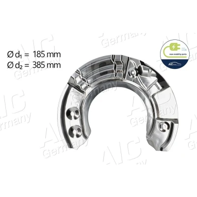 Bilde av AIC 57529 Bremseskjold framaksel venstre BMW: 5 Touring, Sedan, 7