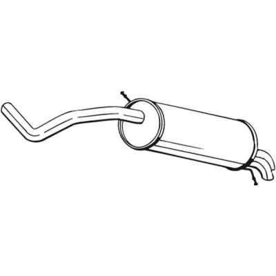 Bilde av sluttlyddemper, seat ibiza iii, skoda fabia i, sedan vw polo, 6Q6253609AE, 6Q6253609AF, 6Q6253609BD, 6Q6253609C, 6Q6253609D, 6Q