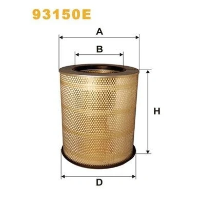 Bilde av WIX FILTERS 93150E Luftfilter 411 332 Filterinnsats VOLVO: FH 12